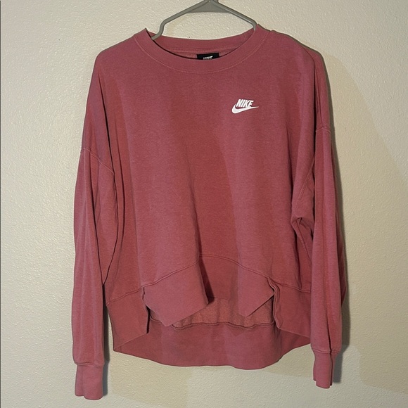 Nike Women's Rose Pink Crewneck Sweatshirt - Picture 1 of 4